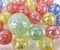 25 Glass Marbles STAR DUST Speckled Glitterbomb red green yellow blue Shooter